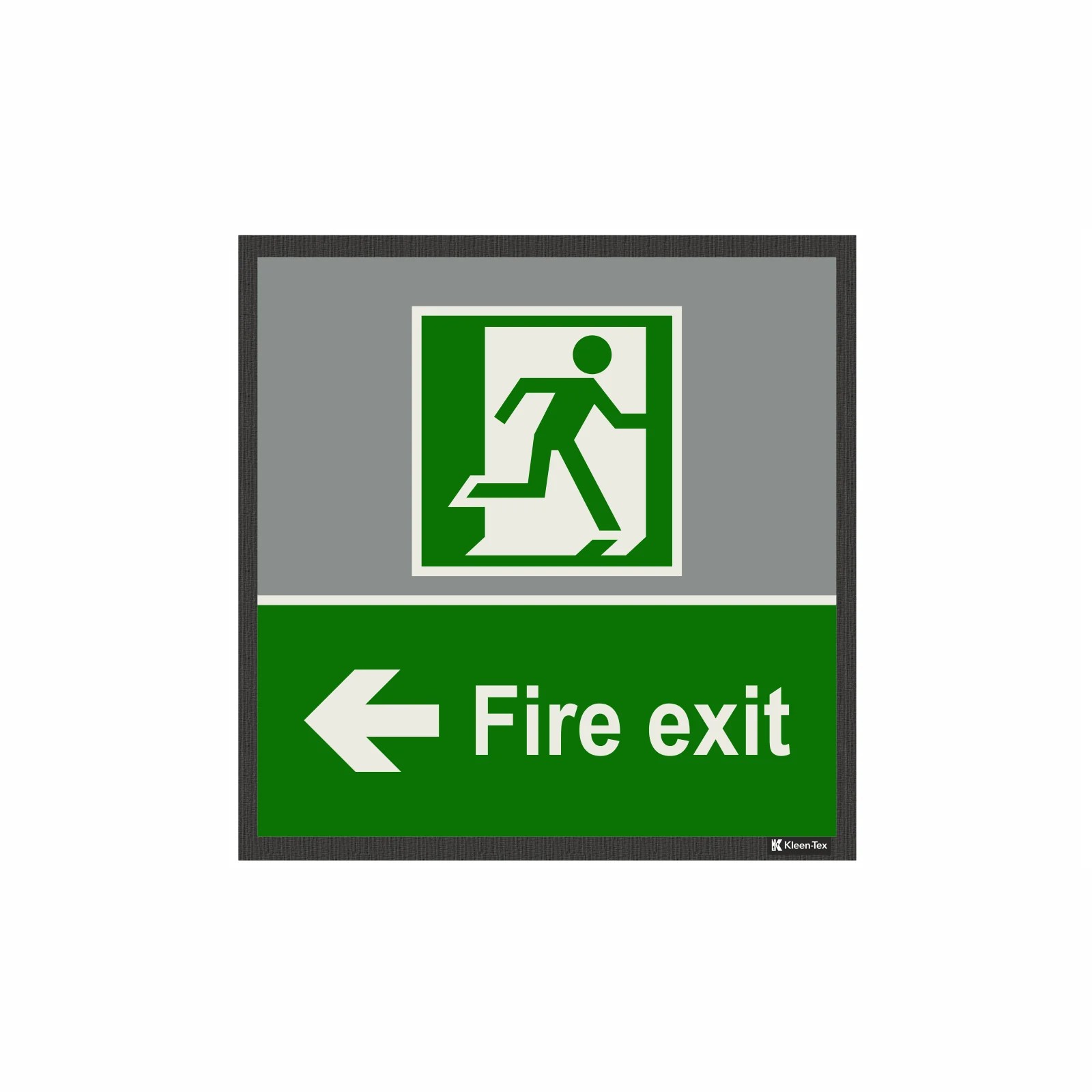 Safety Signage Mat | Floor Signage with Safety Symbols | Kleen-Tex